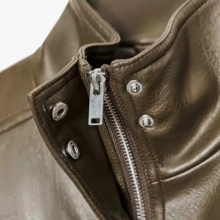 "Cindy" Bomber Lederjacke