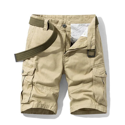 Herren Cargo Shorts mit Gürtel und Taschen