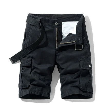 Herren Cargo Shorts mit Gürtel und Taschen