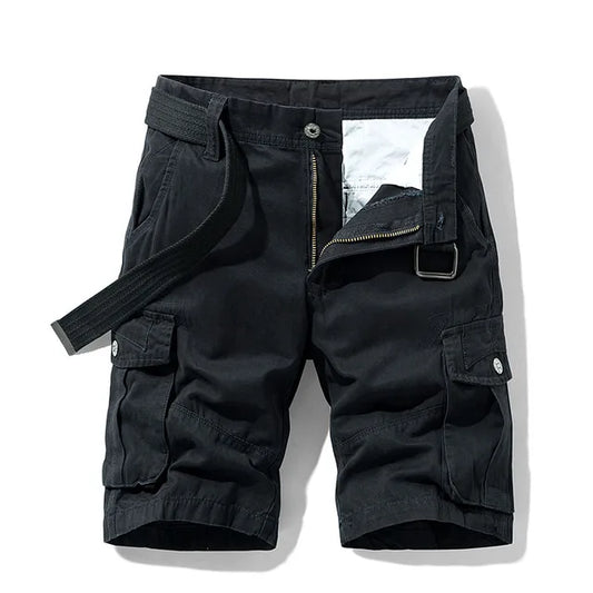 Herren Cargo Shorts mit Gürtel und Taschen