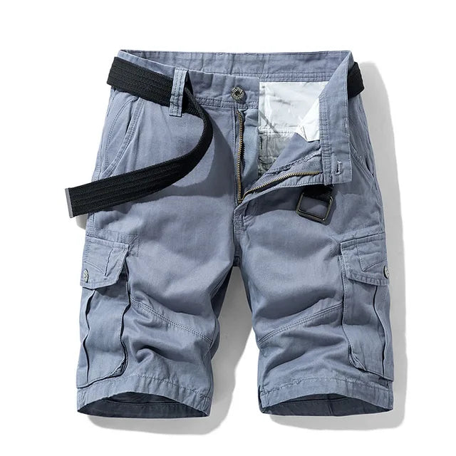 Herren Cargo Shorts mit Gürtel und Taschen
