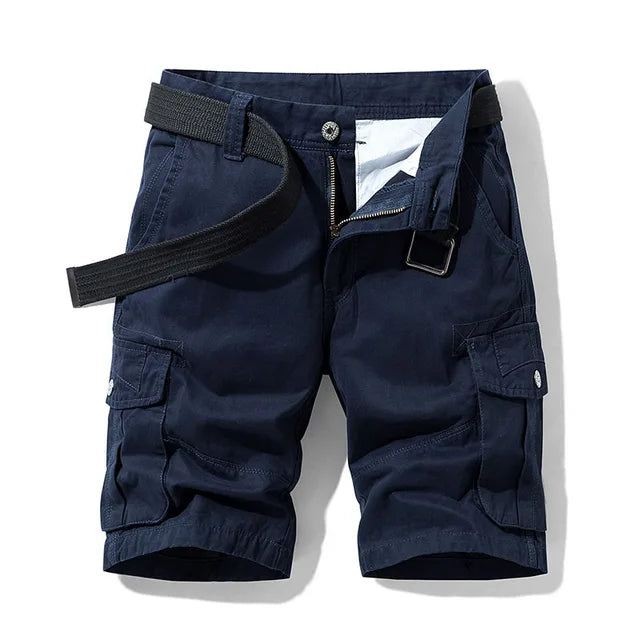 Herren Cargo Shorts mit Gürtel und Taschen