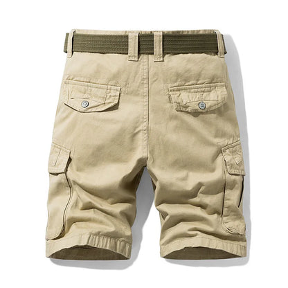 Herren Cargo Shorts mit Gürtel und Taschen